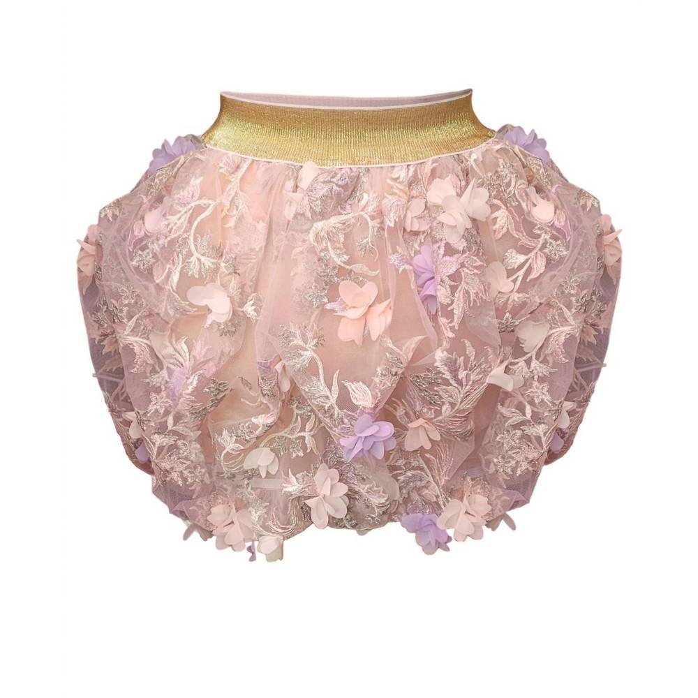 NEW GYV ME BODY women's vogue puff skirt in champagne